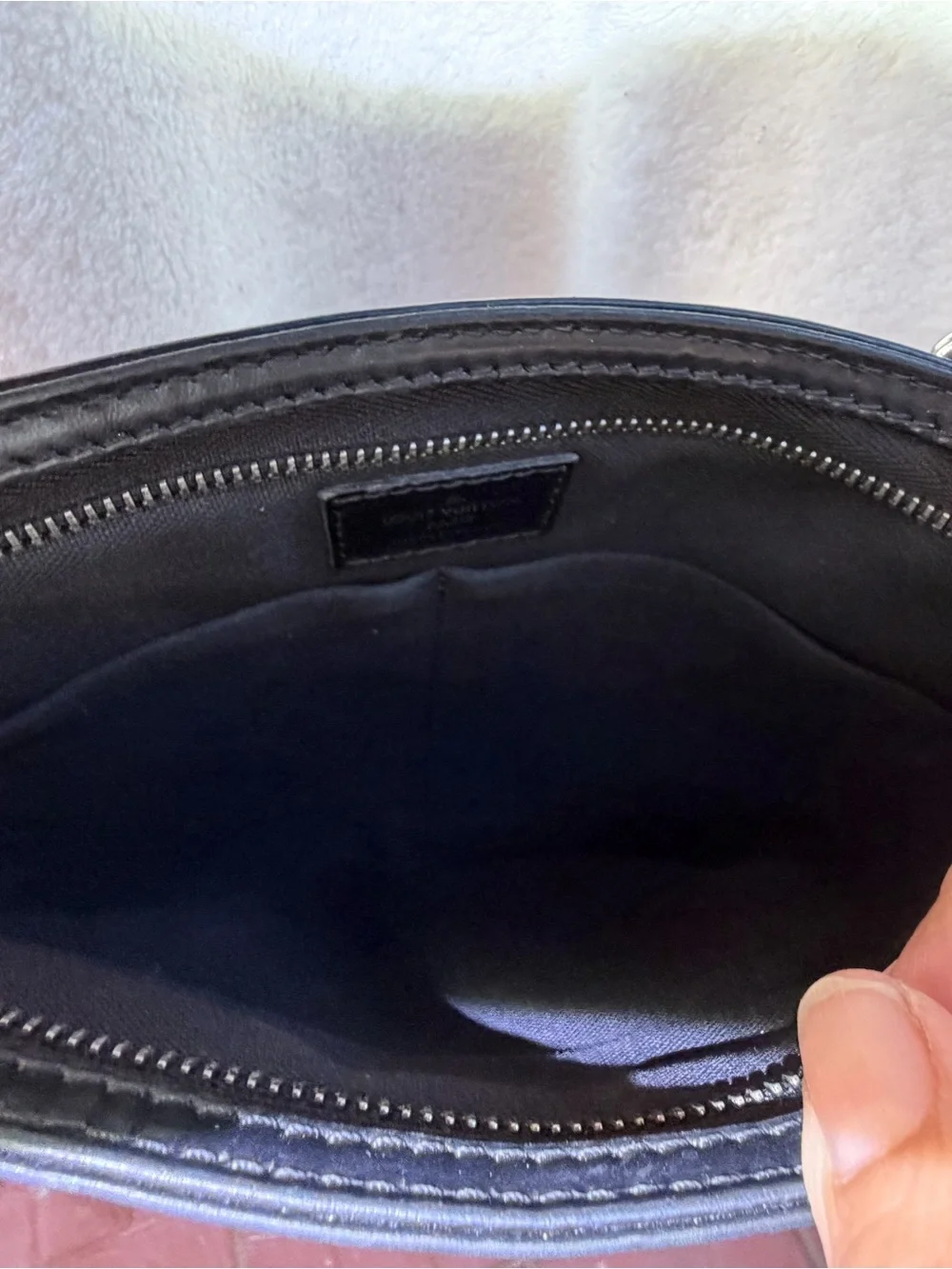 Louis Vuitton Black Damier Crossbody Shoulder Bag